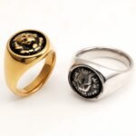 Metal - Carved Animal - Head Ring - Cool Unisex Fashion Accessory | DZ1484