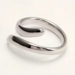 Minimalist Gold - Silver Twisted Ring, Versatile Fashion Item | N00651 - Image 5
