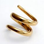 Stainless Steel Spiral Open Ring, Individual and Trendy Fashion Finger Ring | G002230 - Image 5