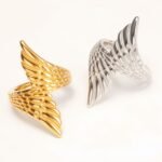 Gold/Silver Wing Ring - Stylish and Trendy Statement Jewelry | N001007