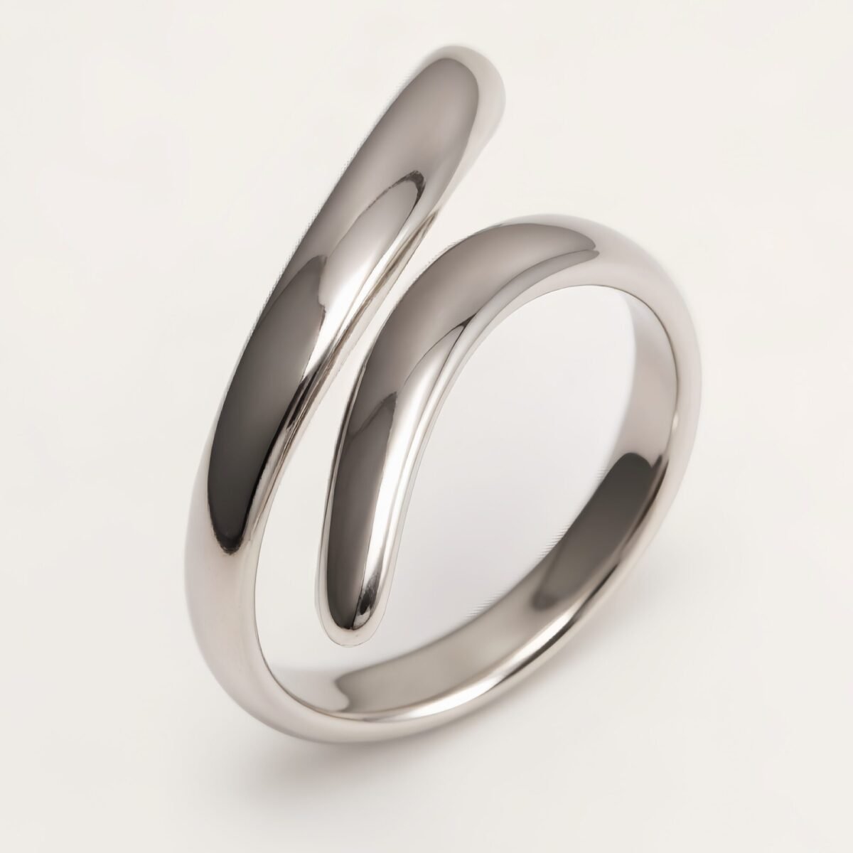 Minimalist Gold - Silver Twisted Ring, Versatile Fashion Item | N00651 - Image 4