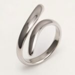 Minimalist Gold - Silver Twisted Ring, Versatile Fashion Item | N00651 - Image 4