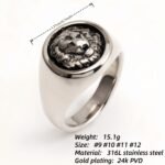 Metal - Carved Animal - Head Ring - Cool Unisex Fashion Accessory | DZ1484 - Image 7