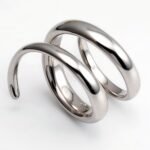 Stainless Steel Spiral Open Ring, Individual and Trendy Fashion Finger Ring | G002230 - Image 3