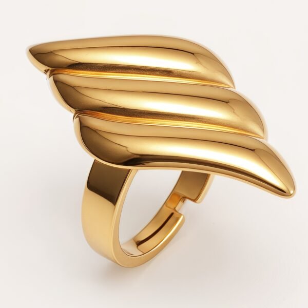 Fashionable Gold Leaf Ring, Top Choice for Personalized Outfits | G005240