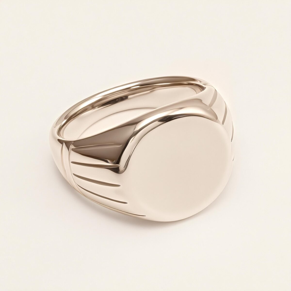 Classic Style Oval Stainless Steel Unisex Ring丨DZ22B - Image 5