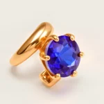 Luxury Style Colored Crystal Stainless Steel Women's Ring丨XHBL-1-HO - Image 5