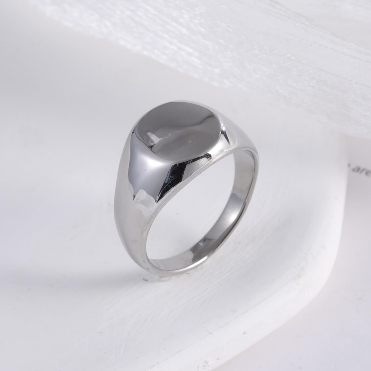 Classic Design Brushed Stainless Steel Men's Waterproof Ring丨DZ123-13MM - Image 5