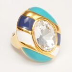 Classic Metal Enamel Gem - Set Ring - Trendy and Gorgeous Unisex Accessory | G004462JHU - Image 15