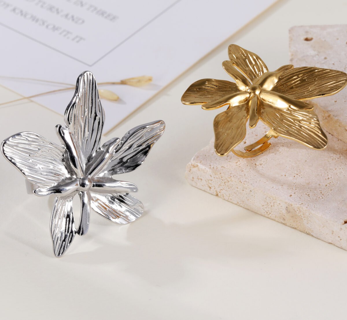 Charm of Petals - Creative Fashion Ring for Women | G005119 - Image 1