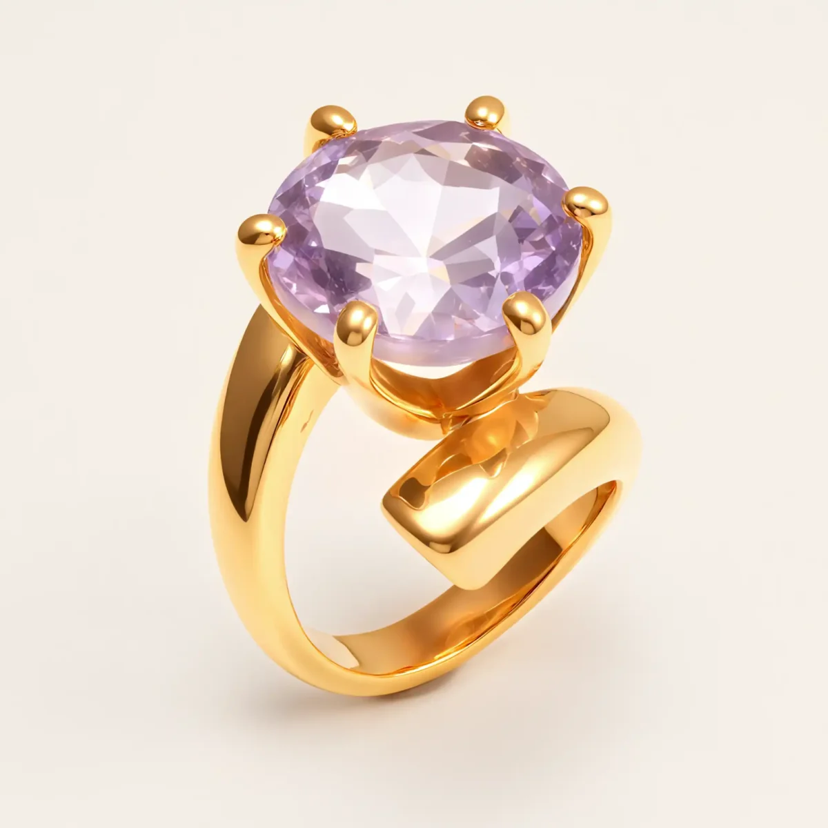 Luxury Style Colored Crystal Stainless Steel Women's Ring丨XHBL-1-HO - Image 14