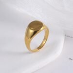 Classic Design Brushed Stainless Steel Men's Waterproof Ring丨DZ123-13MM - Image 3