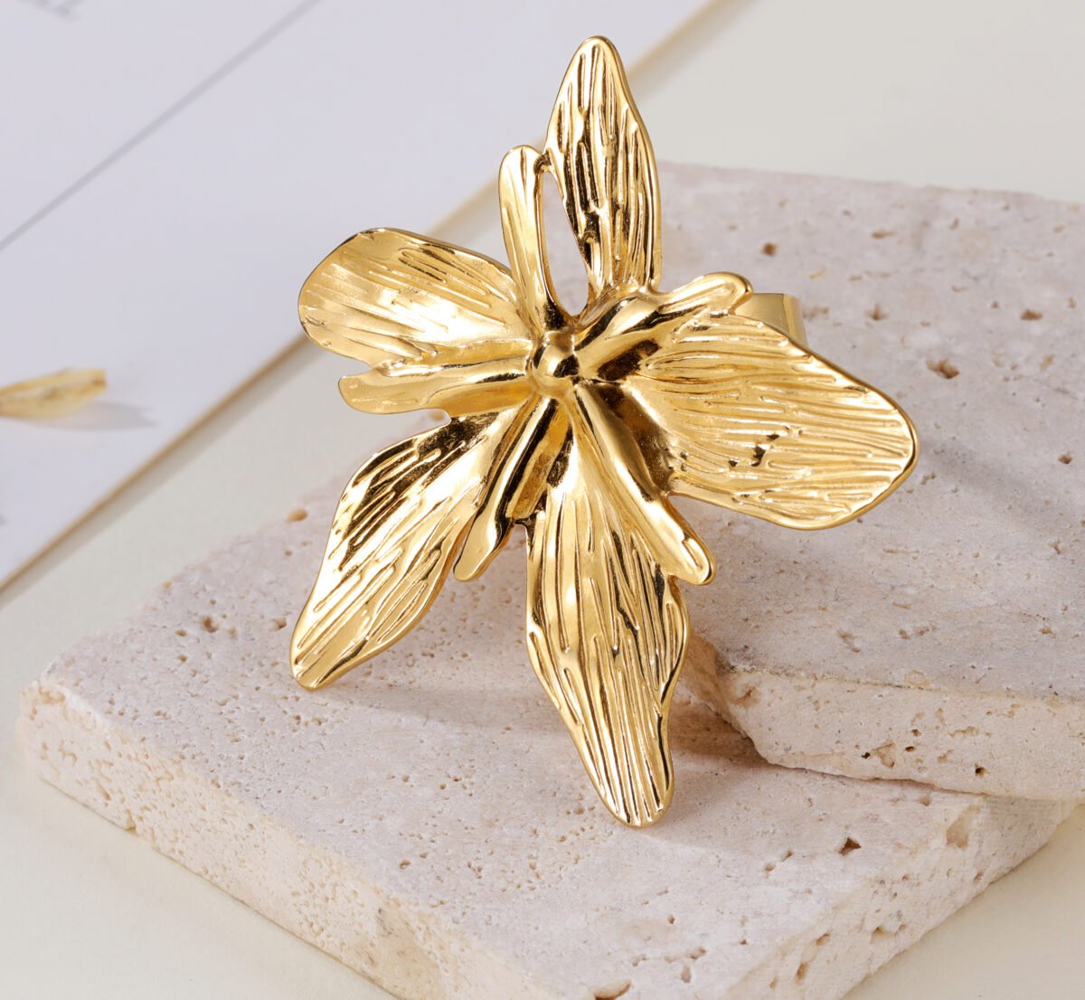 Charm of Petals - Creative Fashion Ring for Women | G005119 - Image 4