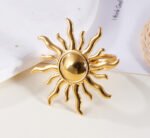 Rhythm of Sunlight - Creative Sun Ring for Women | G005533 - Image 3