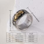 Feng Shui Pixiu Good Luck And Wealth Unisex Stainless Steel Ring丨CQSDZ-1 - Image 6