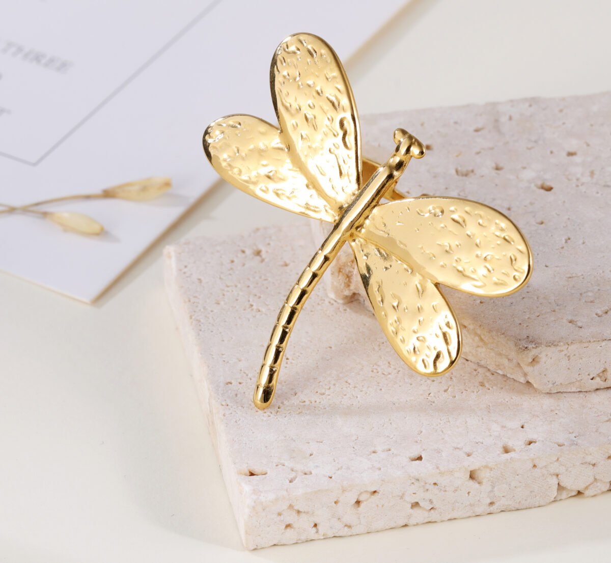 Delicate Dragonfly Ring - Elegant Jewelry for Women | G005433 - Image 3
