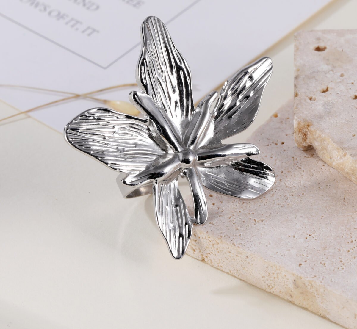 Charm of Petals - Creative Fashion Ring for Women | G005119 - Image 5