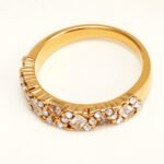 Classic Metal Diamond - Inlaid Luxurious Ring - Trendy and Shiny Unisex Accessory | N001996JB - Image 3