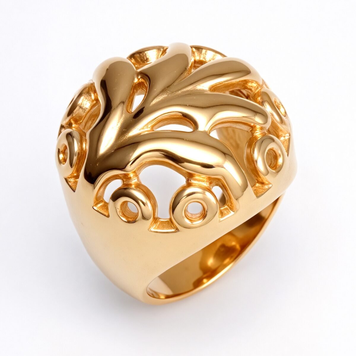 Metal Artistic Hollow - Out Ring - Trendy and Elegant Unisex Accessory | ML061 - Image 2