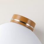 Wood Grain Inlaid Resin Stainless Steel Men's Ring丨P00123 - Image 6