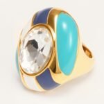 Classic Metal Enamel Gem - Set Ring - Trendy and Gorgeous Unisex Accessory | G004462JHU - Image 16