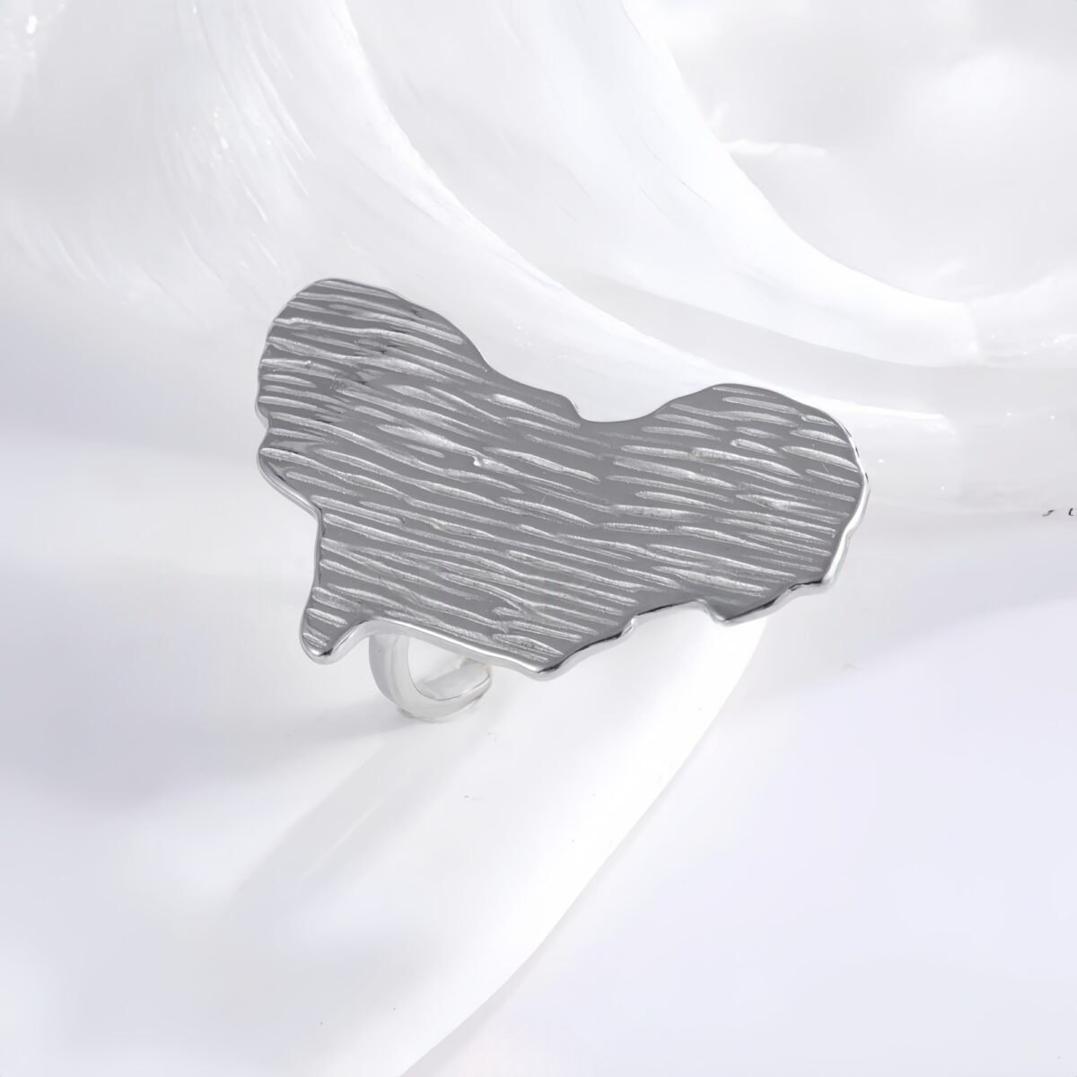 Creative Irregular Shape Ring Women's Stainless Steel Ring | G003604 - Image 5