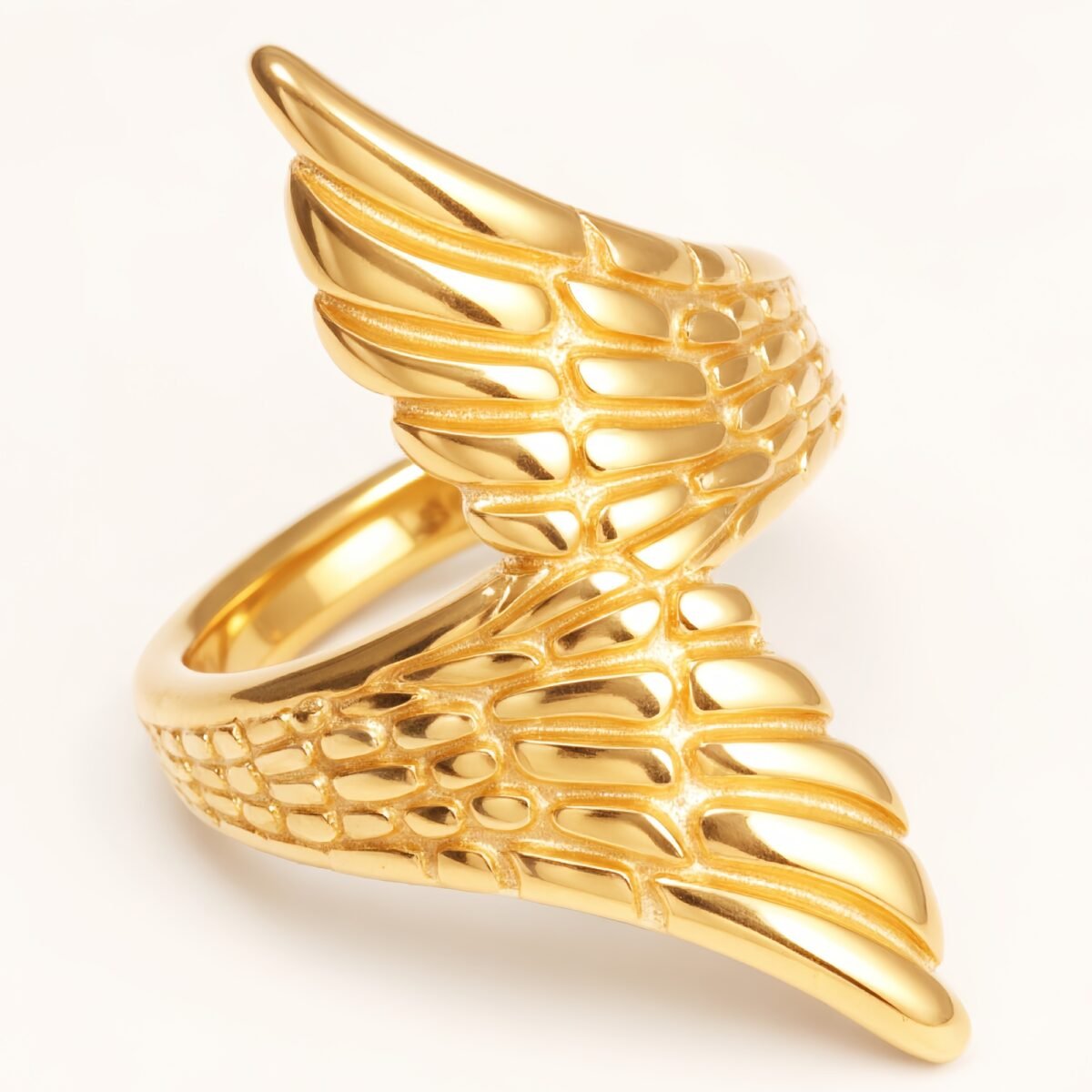 Gold/Silver Wing Ring - Stylish and Trendy Statement Jewelry | N001007 - Image 3