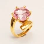 Luxury Style Colored Crystal Stainless Steel Women's Ring丨XHBL-1-HO - Image 8