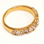 Classic Metal Diamond - Inlaid Luxurious Ring - Trendy and Shiny Unisex Accessory | N001996JB - Image 2