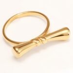 Cute Style Polished Bow Stainless Steel Women's Ring丨G004585 - Image 3