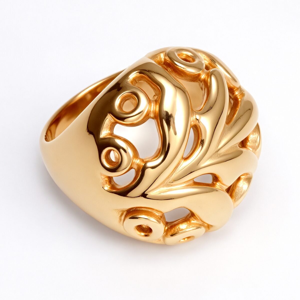 Metal Artistic Hollow - Out Ring - Trendy and Elegant Unisex Accessory | ML061 - Image 3