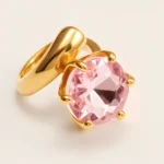 Luxury Style Colored Crystal Stainless Steel Women's Ring丨XHBL-1-HO - Image 9
