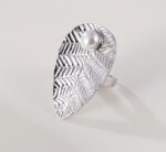 Elegant Nature-Inspired Pearl Leaf Ring - Fashion Jewelry for Women | G005438 - Image 5