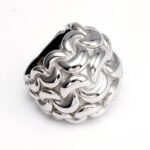 Metallic Texture Tightly Braided Ring - Trendy and Versatile Unisex Accessory | G003672 - Image 6
