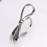 Gold/Silver Bow - Shaped Open Ring - Sweet and Stylish Jewelry | G004948 - Image 5