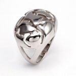 Metallic Texture Hollow - Out Ring - Trendy and Versatile Unisex Accessory | ML0123 - Image 6