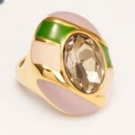 Classic Metal Enamel Gem - Set Ring - Trendy and Gorgeous Unisex Accessory | G004462JHU - Image 12