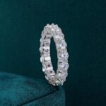 Oval Cubic Zirconia Love Ring | 5mm Stackable Rings for Women - Image 3