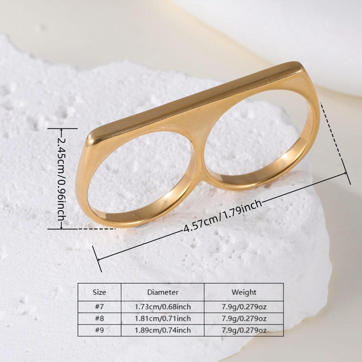 Simple stainless steel unisex Waterproof Waterproof Ring丨G0032 - Image 2