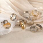 Exquisite Stainless Steel Couple Ring  | Stylish Men's & Women's Wedding Bands