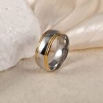 Premium Stainless Steel Couple Ring  | Classic Metal Wedding Bands - Image 10