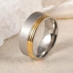 Exquisite Stainless Steel Couple Ring  | Stylish Men's & Women's Wedding Bands - Image 8