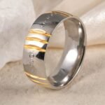 Exquisite Stainless Steel Couple Ring  | Stylish Men's & Women's Wedding Bands - Image 6