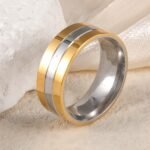 Exquisite Stainless Steel Couple Ring  | Stylish Men's & Women's Wedding Bands - Image 7