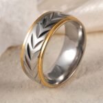Exquisite Stainless Steel Couple Ring  | Stylish Men's & Women's Wedding Bands - Image 10