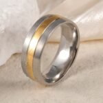 Exquisite Stainless Steel Couple Ring  | Stylish Men's & Women's Wedding Bands - Image 5