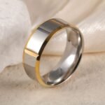 Exquisite Stainless Steel Couple Ring  | Stylish Men's & Women's Wedding Bands - Image 9