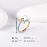 Luxu24K Gold PVD Stainless Steel Titanium Unique Multi-Designs Women's Ring - Image 3