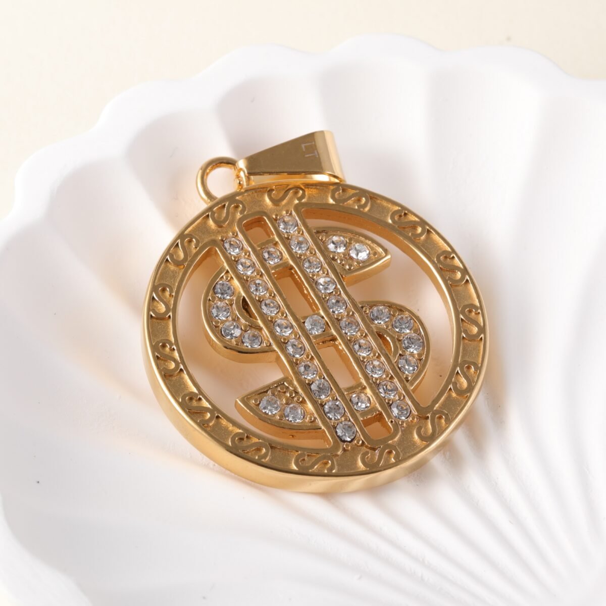 24K gold-plated stainless steel pendant, non-allergenic and non-fading - Image 7