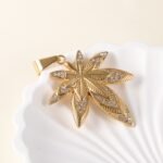 24K gold-plated stainless steel pendant, non-allergenic and non-fading - Image 9
